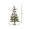 7ft. Unlit Bed Rock Pine Artificial Christmas Tree